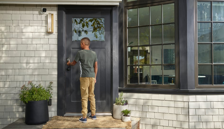 Vivint Smart Lock on home in Modesto